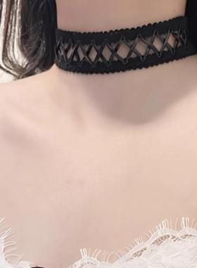 欧美风朋克不褪色choker项圈