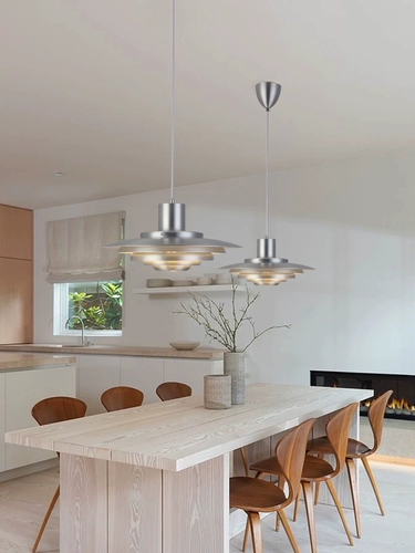 Серебряная Дания PH Многослойное летающее блюдное столик ресторан над баром Тайбэй Европейский минималистский дизайнерский дизайнер