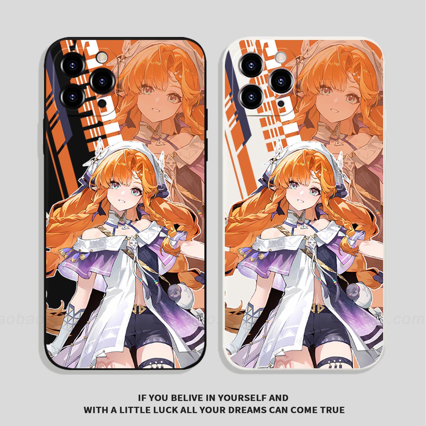 二次元西格莉卡安卓手机壳TPU