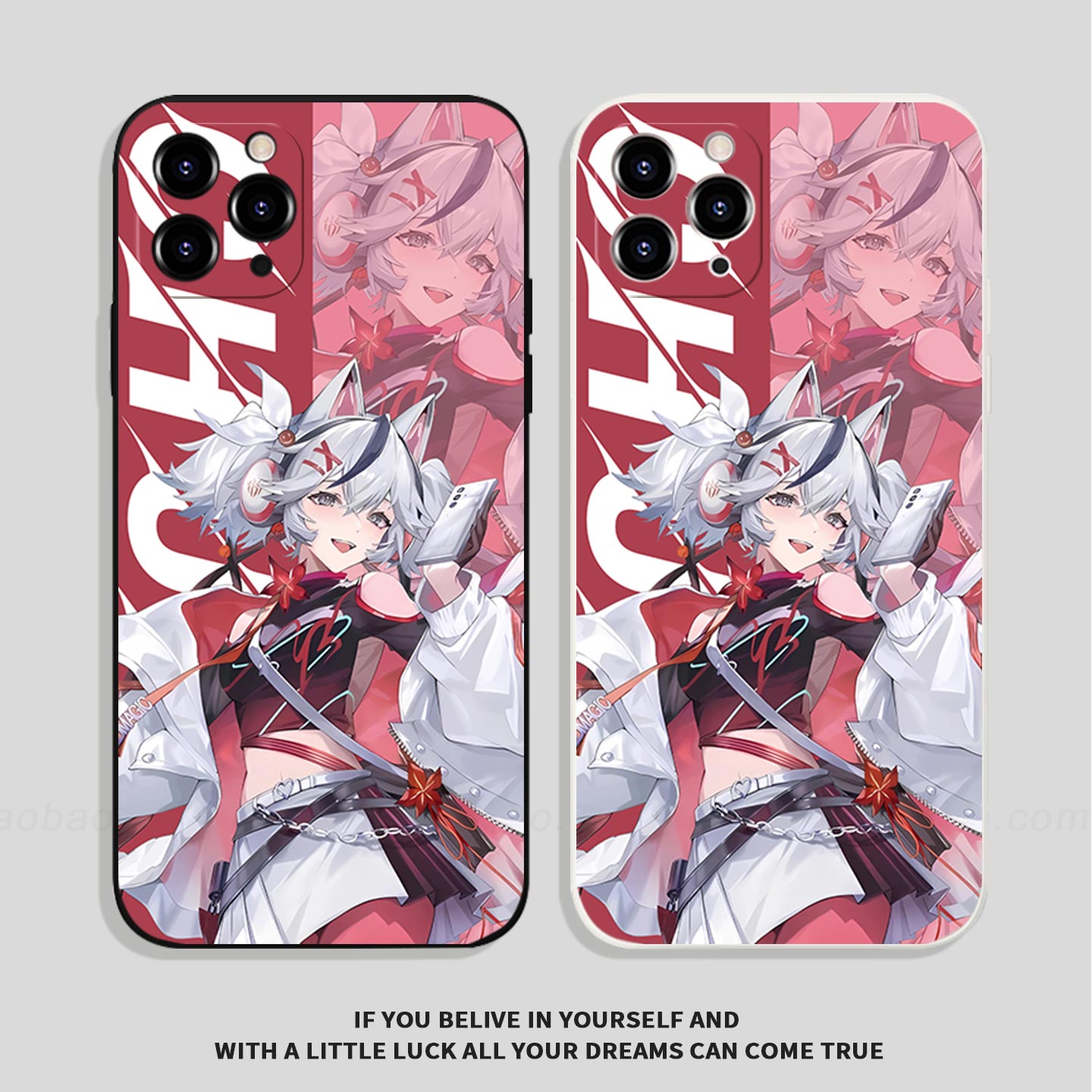 俏皮美少女椿安卓手机壳TPU