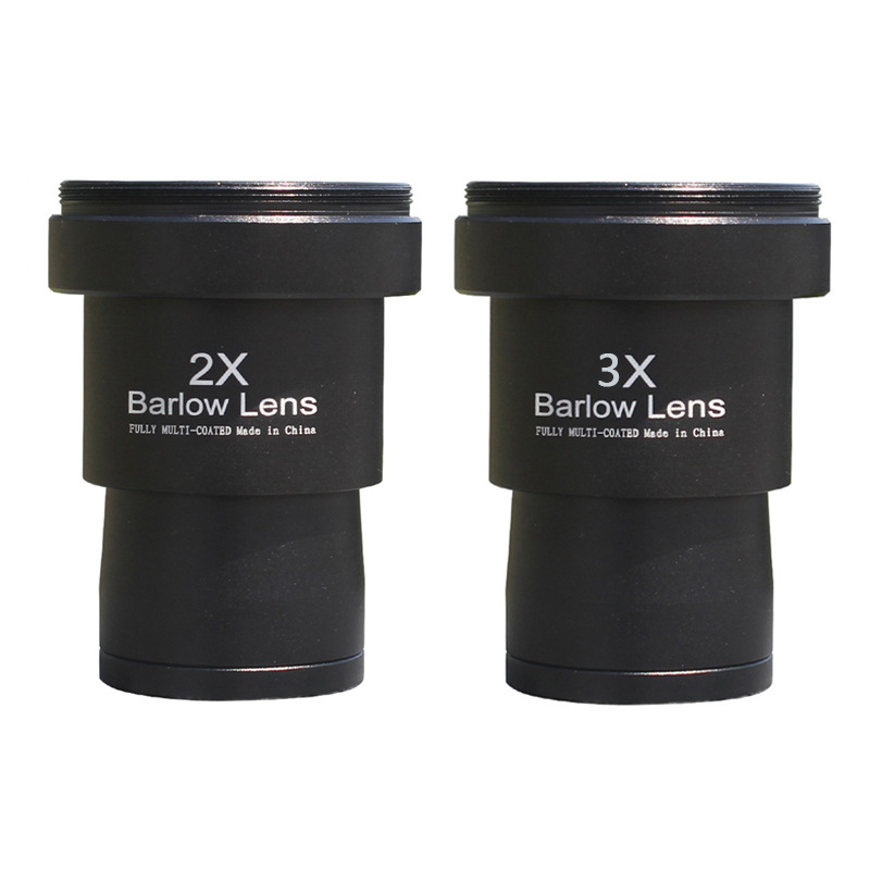 巴洛镜 天文望远镜巴罗镜2X 3X增倍1.25英寸2倍巴洛镜 不带螺纹