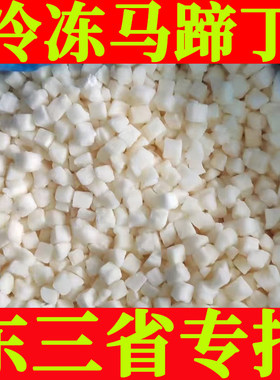【东三省专拍】冷冻马蹄丁商用批发广西荔浦去皮荸荠甜品店专用