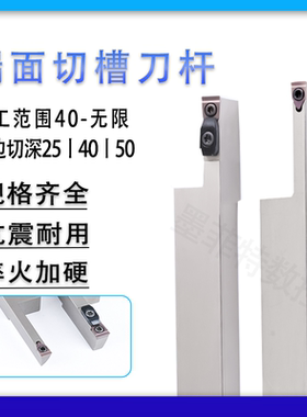 MTEHR/MTEHHR大切深切槽刀杆大切宽端面槽刀杆加长弹簧钢材质抗震