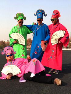 江南四大才子古装服装演出服全套衣服唐伯虎伴郎年会扇子小品道具