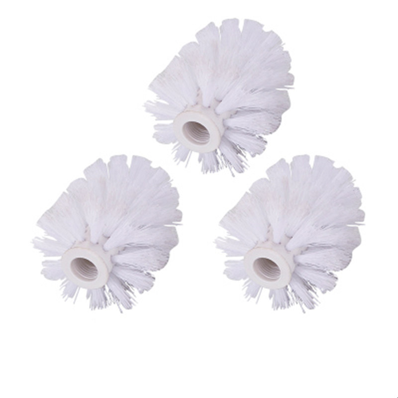 不锈钢马桶刷头替换头 无死角清洁刷 浴室厕所毛刷洁厕刷坐便刷子