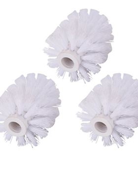 不锈钢马桶刷头替换头 无死角清洁刷 浴室厕所毛刷洁厕刷坐便刷子