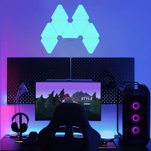 LED三色光源无极调光夜灯