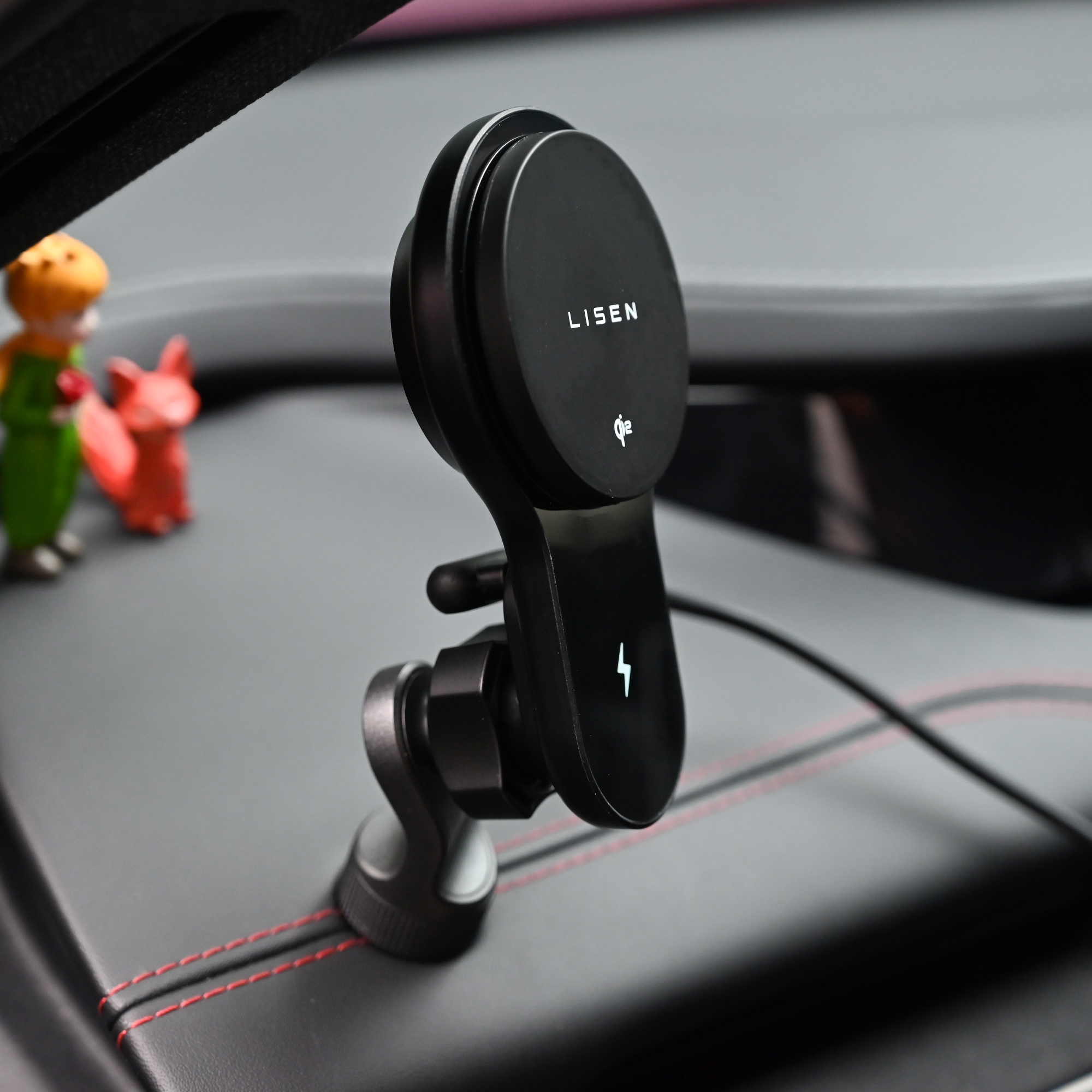 大牌车载手机支架Qi2无线充电器15W磁吸汽车导航专用式支撑架子