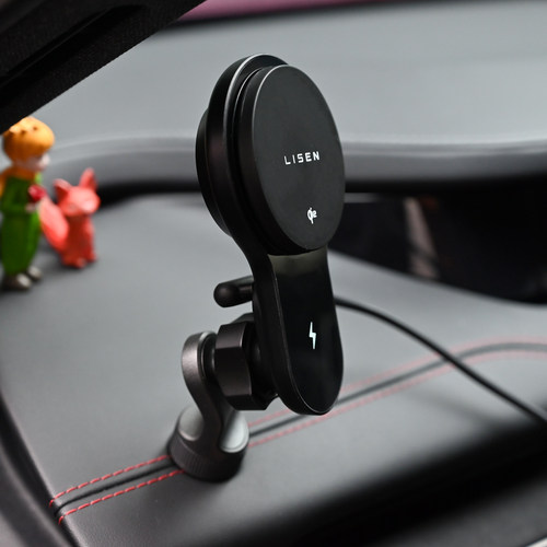 大牌车载手机支架Qi2无线充电器15W磁吸汽车导航专用式支撑架子