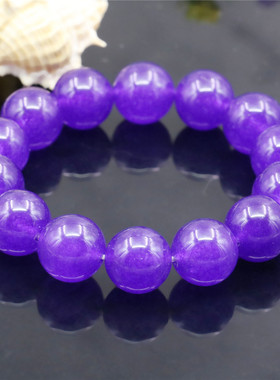 单圈佛珠饰品情侣生日礼物紫玉髓