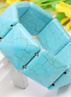 民族风绿松石配饰生日礼物手串