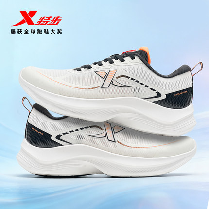 特步轻羽丨减震跑步鞋女夏季网面透气轻便运动鞋休闲百搭时尚跑鞋