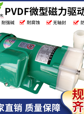 胜川宝PVDF磁力泵耐高温耐强酸强碱铁氟龙泵30R40R55R70R100R120R