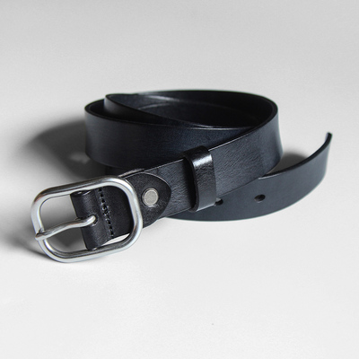 告密者真皮复古日字扣简约裤腰带头层纯牛皮青年文艺休闲百搭皮带