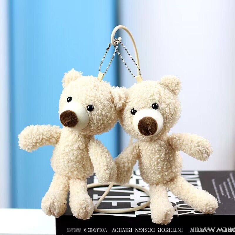可爱毛绒小熊公仔挂件泰迪熊女生背包网红玩偶包包服装挂饰布娃娃,玩具/童车/益智/积木/模型,毛绒/玩偶/公仔/布艺类玩具,淘宝优惠券,粉丝福利购,淘宝优惠卷