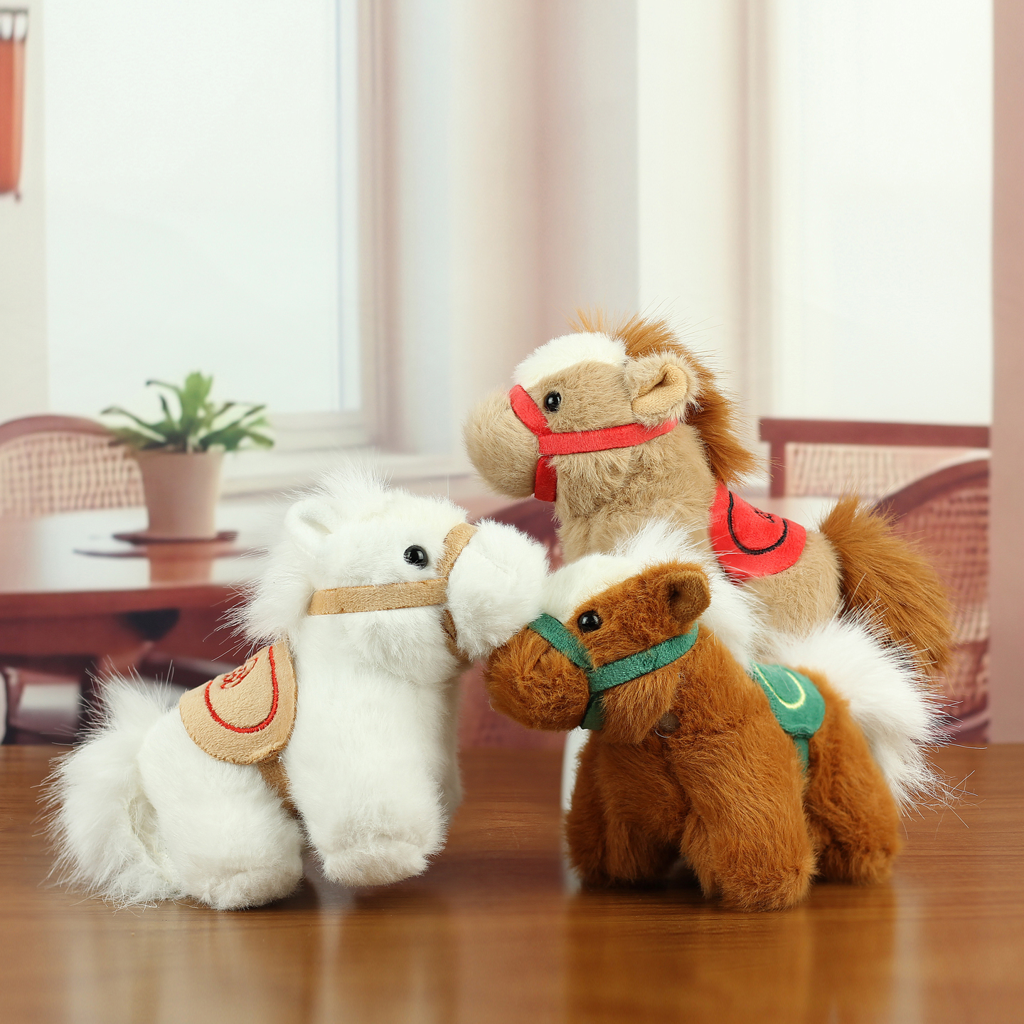 马年吉祥物公仔小马挂件毛绒玩具