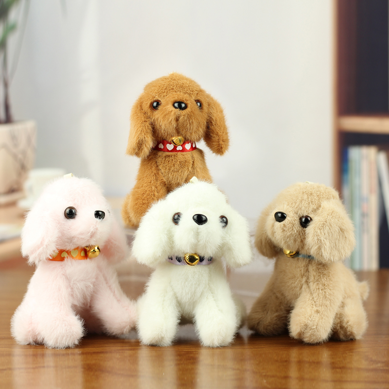 网红可爱萌小狗狗挂件毛绒玩具公仔泰迪狗包包挂饰钥匙扣娃娃玩偶