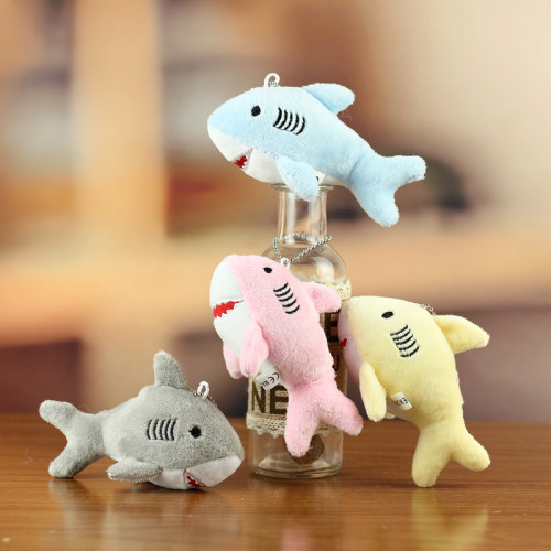爆款鲨鱼鲸鱼仿真毛绒玩具挂件