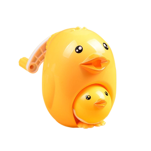 长立文具削笔器卷笔刀铅笔刀多功能手摇小鸡削铅笔机转笔刀小学生剥消自动进铅儿童小学生用刨笔削笔器卷笔机