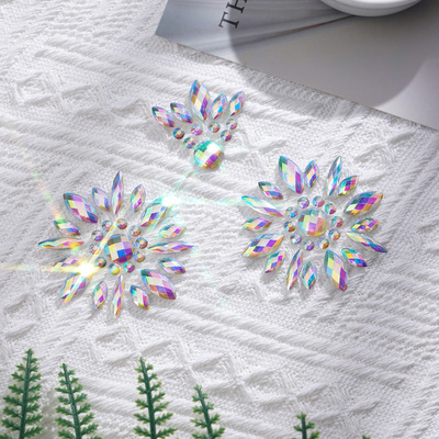 乳贴亚克力钻贴胸前装饰音乐节水钻贴树脂玻璃钻单颗钻贴水晶