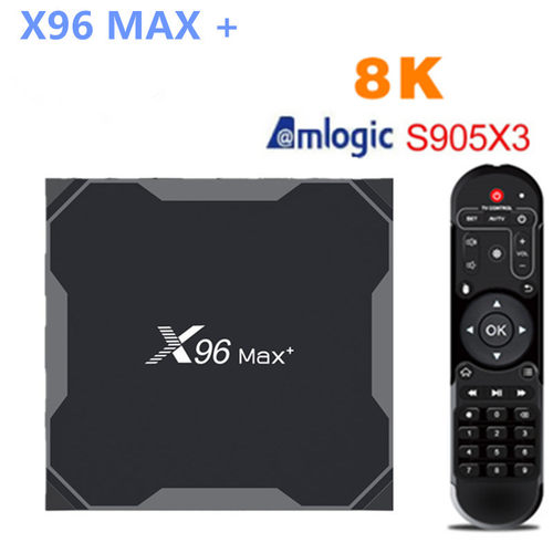 x96 max+ S905X3机顶盒 4G/64G 安卓9.0 百兆网络双频高清播放器