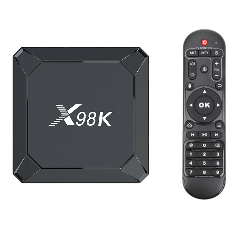 X98K机顶盒2GB/16安卓13 RK3528双频WIFI BT5.0 高清播放器 tvbox - 实物图