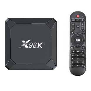 X98K机顶盒2GB/16安卓13 RK3528双频WIFI BT5.0 高清播放器 tvbox