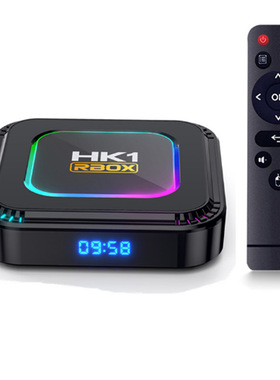 跨境 hk1 rbox k8机顶盒RK3528 4Gb/32Gb Android 13 WIFI6带蓝牙