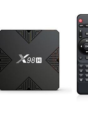 X98H 机顶盒 H618 安卓12.0 4GB/32GB 高清双频WIFI6+BT5.0 TVB O