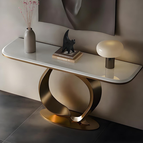 闽闲阁不锈钢玄关台长桌工厂直销