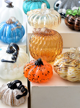 欧式玻璃摆件田园风家居装饰