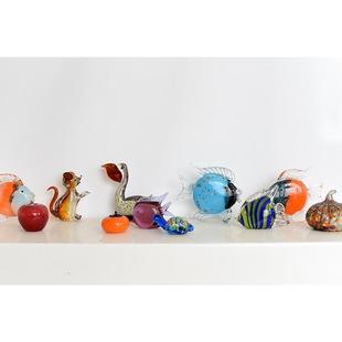 每周一三五上新外贸出口琉璃手工动物摆件家居装饰品玻璃工艺手作