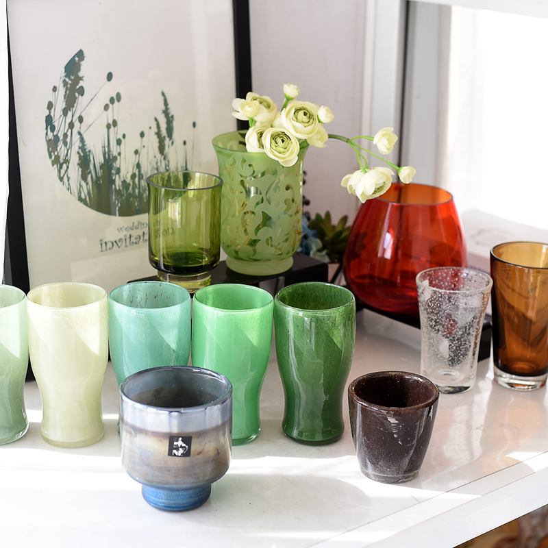 CH143外贸出口玻璃杯冷水饮料杯