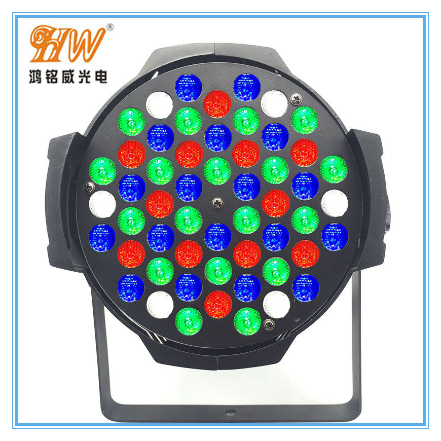 LED54×3W不防水足三瓦红绿蓝四色染色帕灯添鑫灯珠遥控帕灯