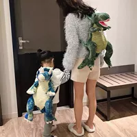 Mới trộm phim hoạt hình khủng long trẻ em ba lô dễ thương cha mẹ động vật búp bê tyrannosaurus triceratoo ba lô - Túi bé / Ba lô / Hành lý túi xách trẻ em