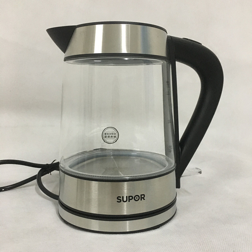 SUPOR家用高硼硅玻璃蓝光电水壶