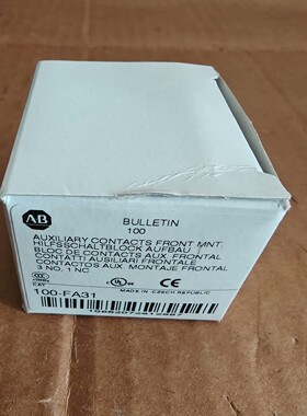 100-FA31,AB接触器辅助开关触点,