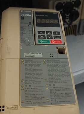 安川变频器L1000A系列,型号CIMR-LB4A0009F