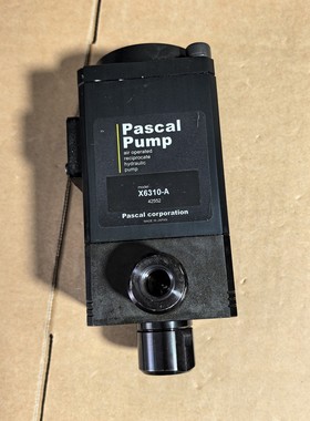 日本Pascal帕斯卡 X6310-A 气动液压泵,功能正常