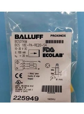 全新原装BALLUFF巴鲁夫BOS01KM传感器BOS 18