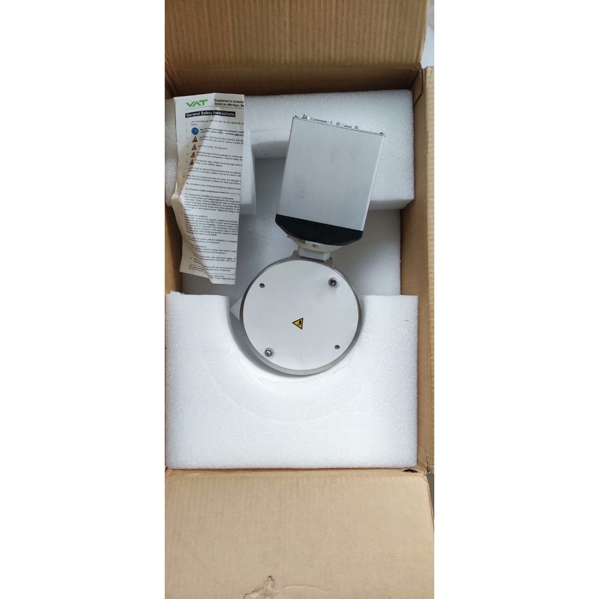 全新瑞士VAT电控真空蝶阀,型号WB774112440000