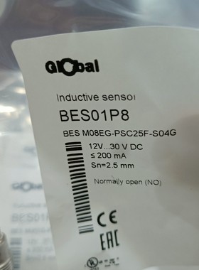 全新原装巴鲁夫传感器BES01P8 BES M08EG-PS