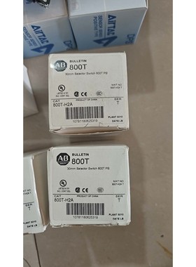 AB800T-H2A选择开关,30mm标准旋钮,白色