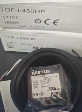 全新FASTUS激光传感器TOF-L450DP,日本制造