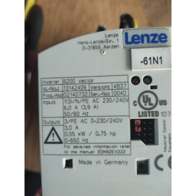 伦茨变频器 8200  0.55KW  加BLOK 滤波器