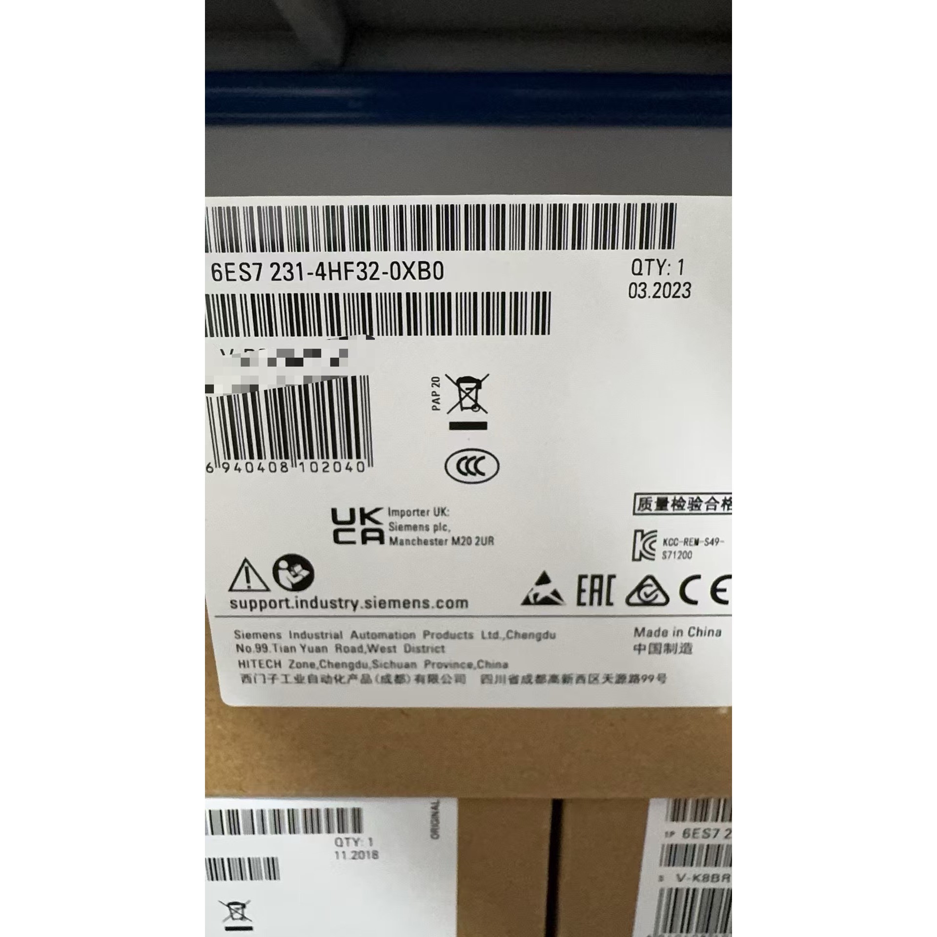 6ES7 231-4HF32-0XB0正品未拆 现货