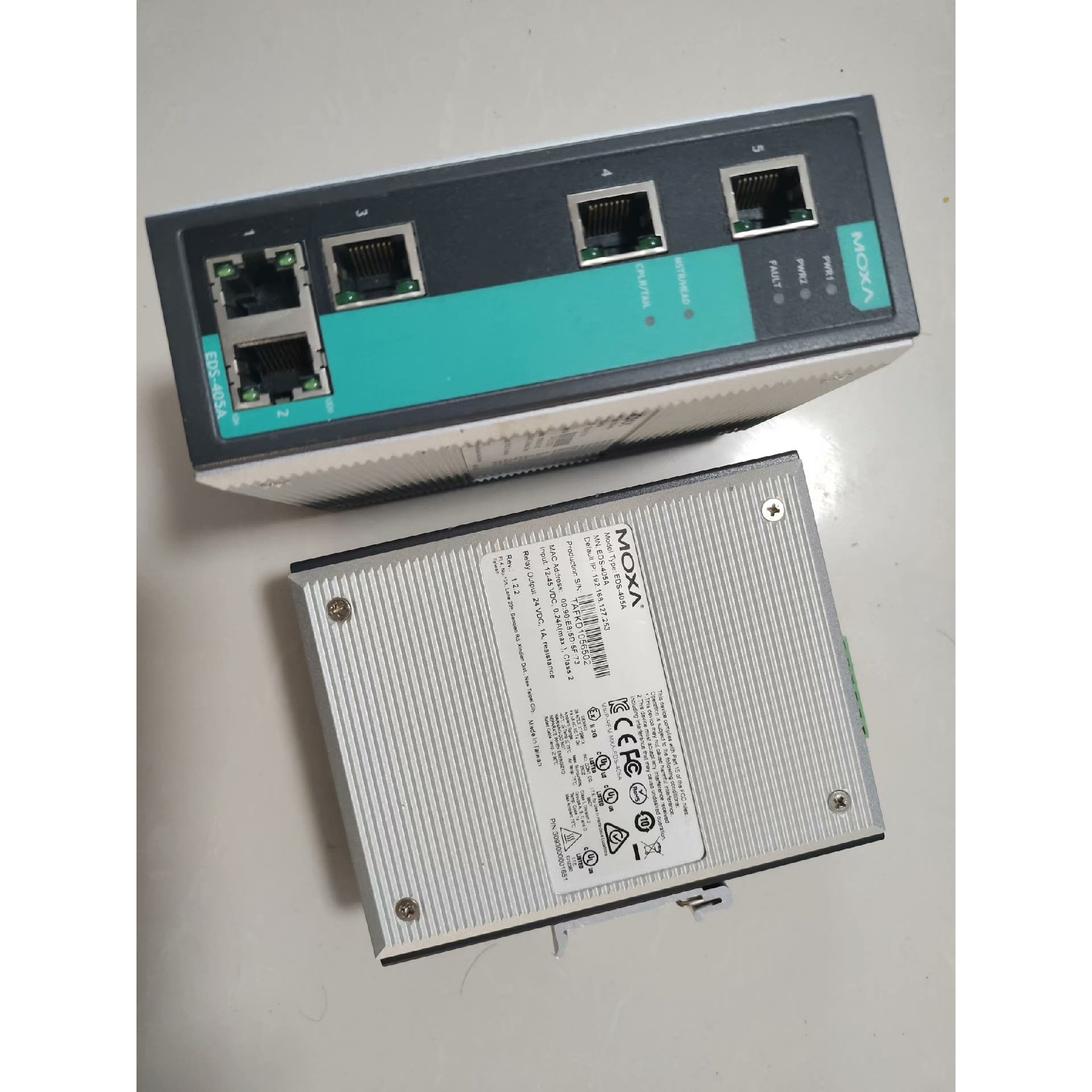 MOXA EDS 405A 208A 308A工业以太网交换