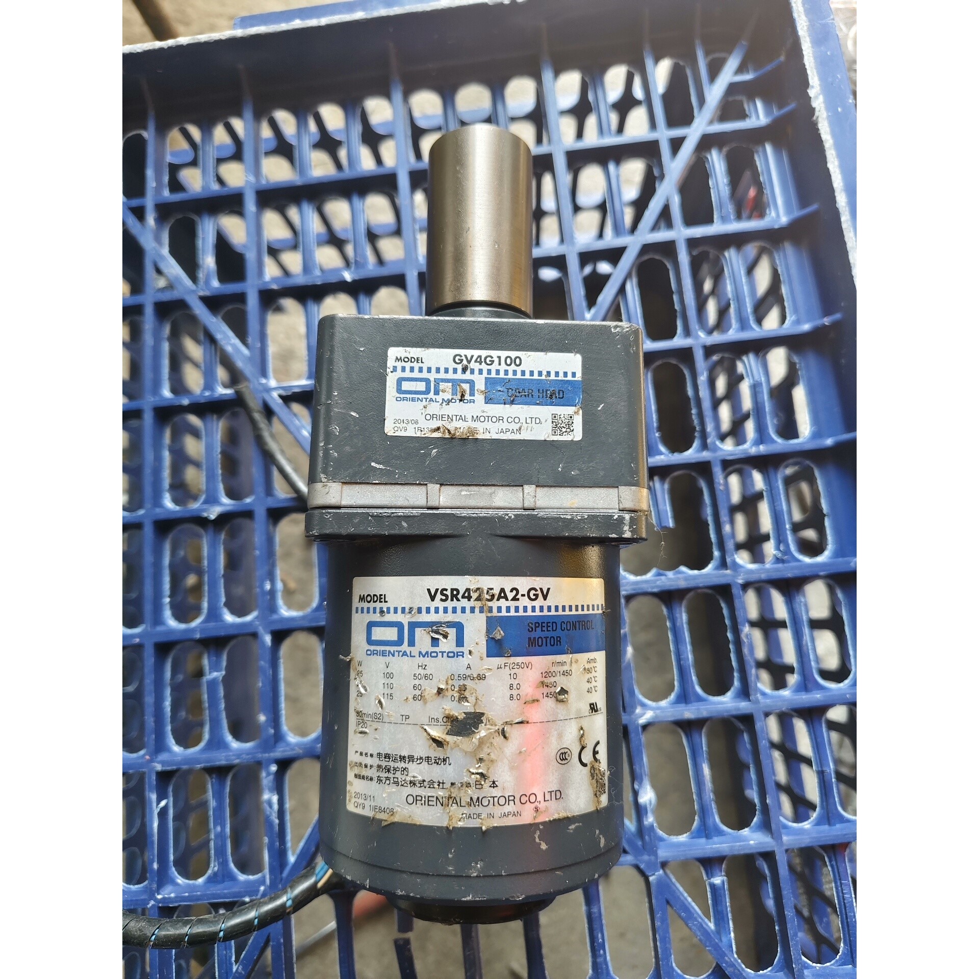 日本东方齿轮减速调速电机VSR425A2-GV,原装进口拆机