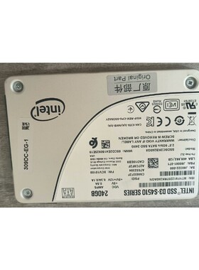 出80个英特尔/ODM,SSDSC2KB240G8,固态-2