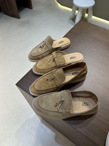 老钱风LP新款真皮女鞋平底乐福鞋一脚蹬懒人单鞋百搭休闲豆豆鞋